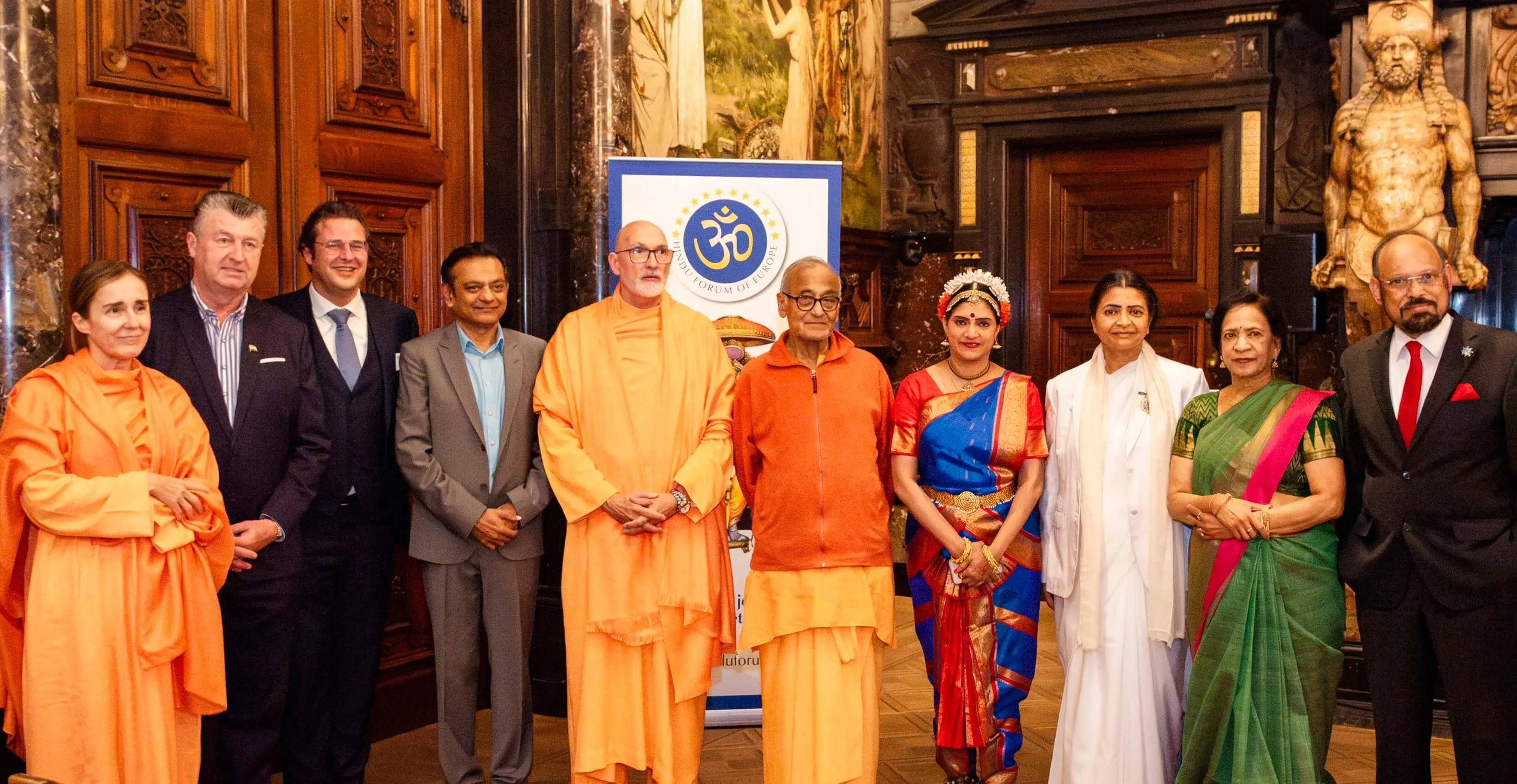 HFE leaders and spiritual advisors in civic dialogue with the Vice Mayor of Antwerp at the Town Hall